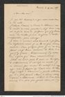 Nachlass Franz Steindachner, Brief von L. Sarzanowski an Franz Steindachner (19.05.1877), Inv.Nr. 437.01, Seite 1
